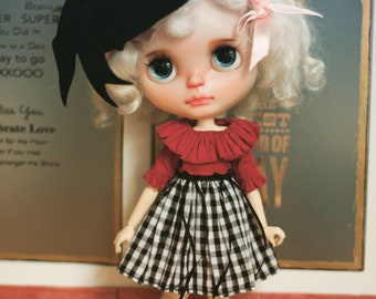 Hibiscus Blythe dolls dress set