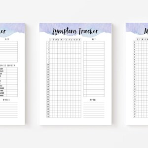 Afdrukbaar menopauze symptoomtrackerdagboek, breng je cyclus, stemming en symptomen in kaart. Perimenopauze-tracker, menopauze-symptoomtrackerdagboek