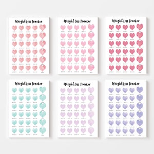 Afdrukbare tracker voor gewichtsverlies. Prachtige digitale wekelijkse gewichtsverliestracker 6 maanden afdrukbaar x6. Wekelijkse grafiek voor gewichtsverliestracker