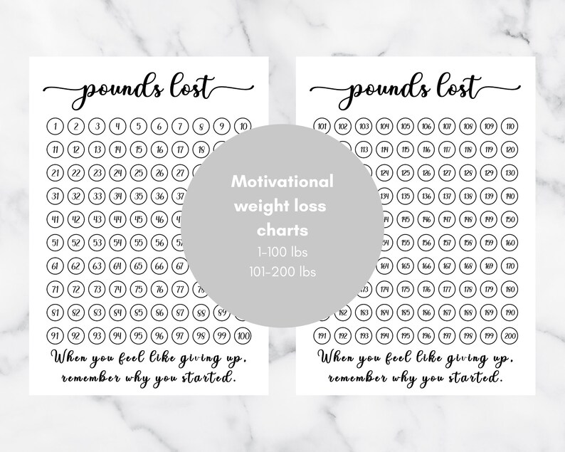 WEIGHT LOSS JOURNAL. Printable Digital Weight Loss Journal. Etsy UK