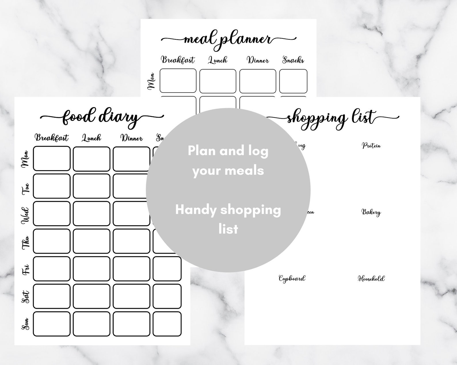 WEIGHT LOSS JOURNAL. Printable Digital Weight Loss Journal. Etsy UK
