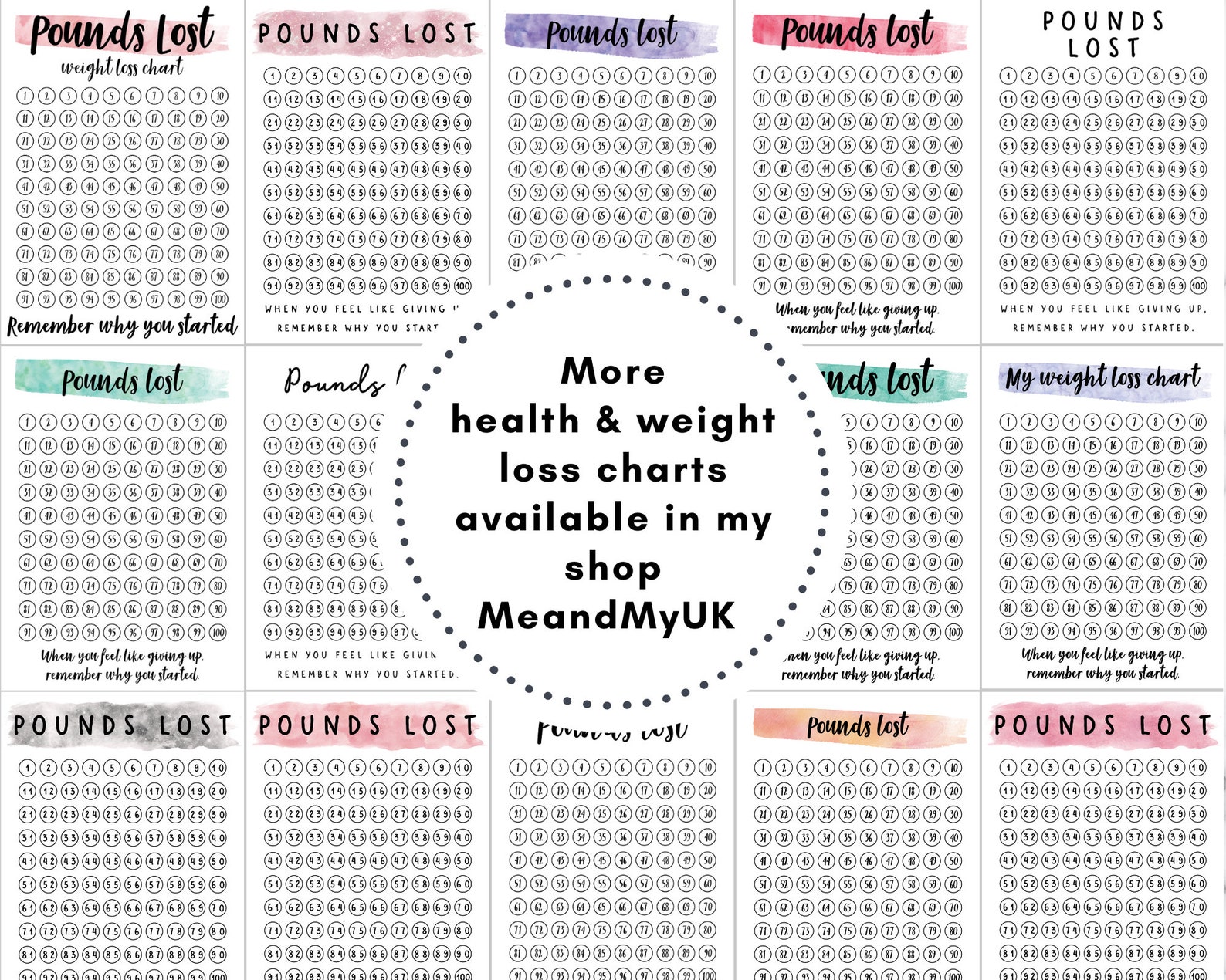 Printable 30 Day Challenge Tracker, Fitness & Habit (PDF) - Etsy Canada