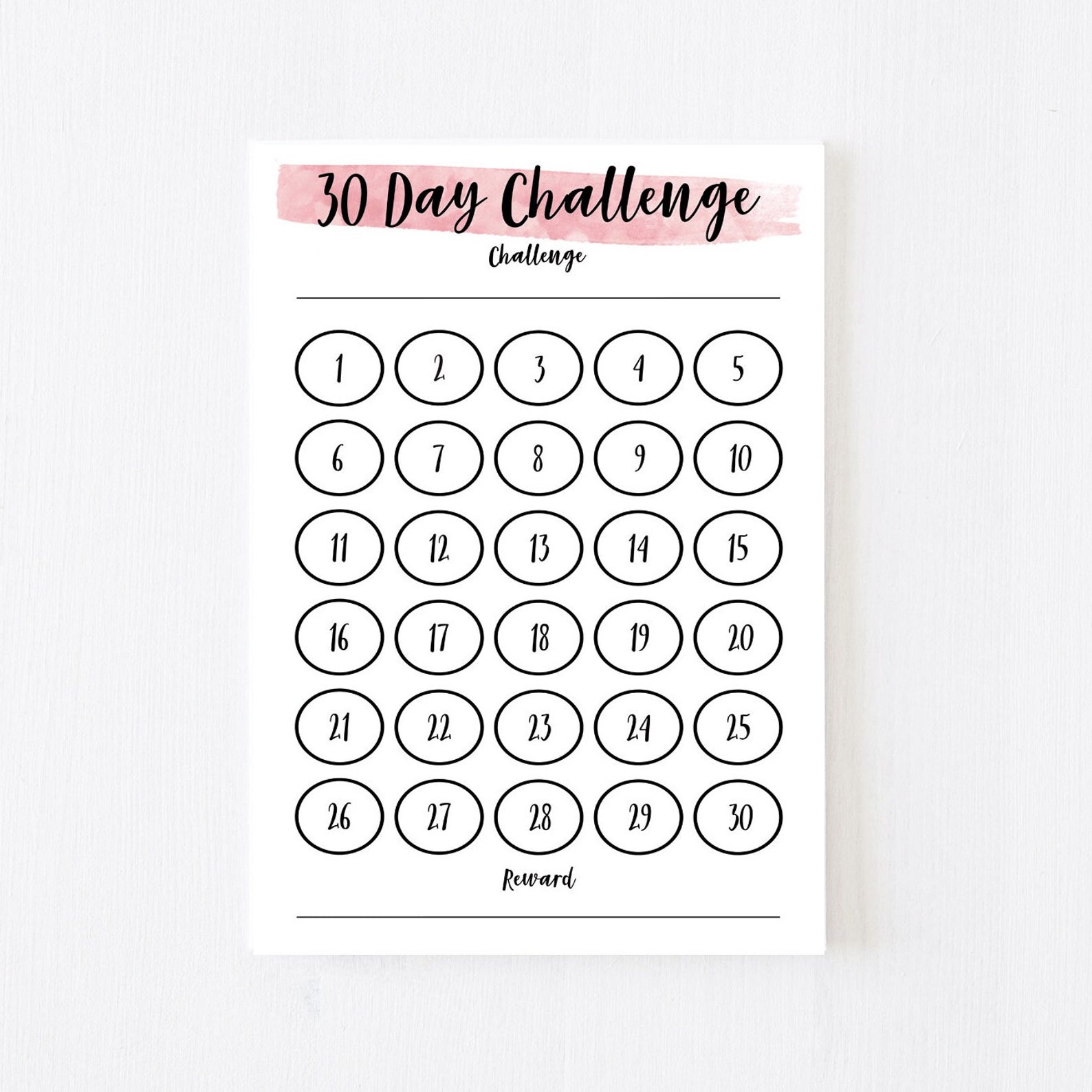 Printable 30 Day Fitness Challenge Chart Digital 30 Day Habit Tracker printable-30-day-fitness-challenge-chart-digital-30-day-habit-tracker
