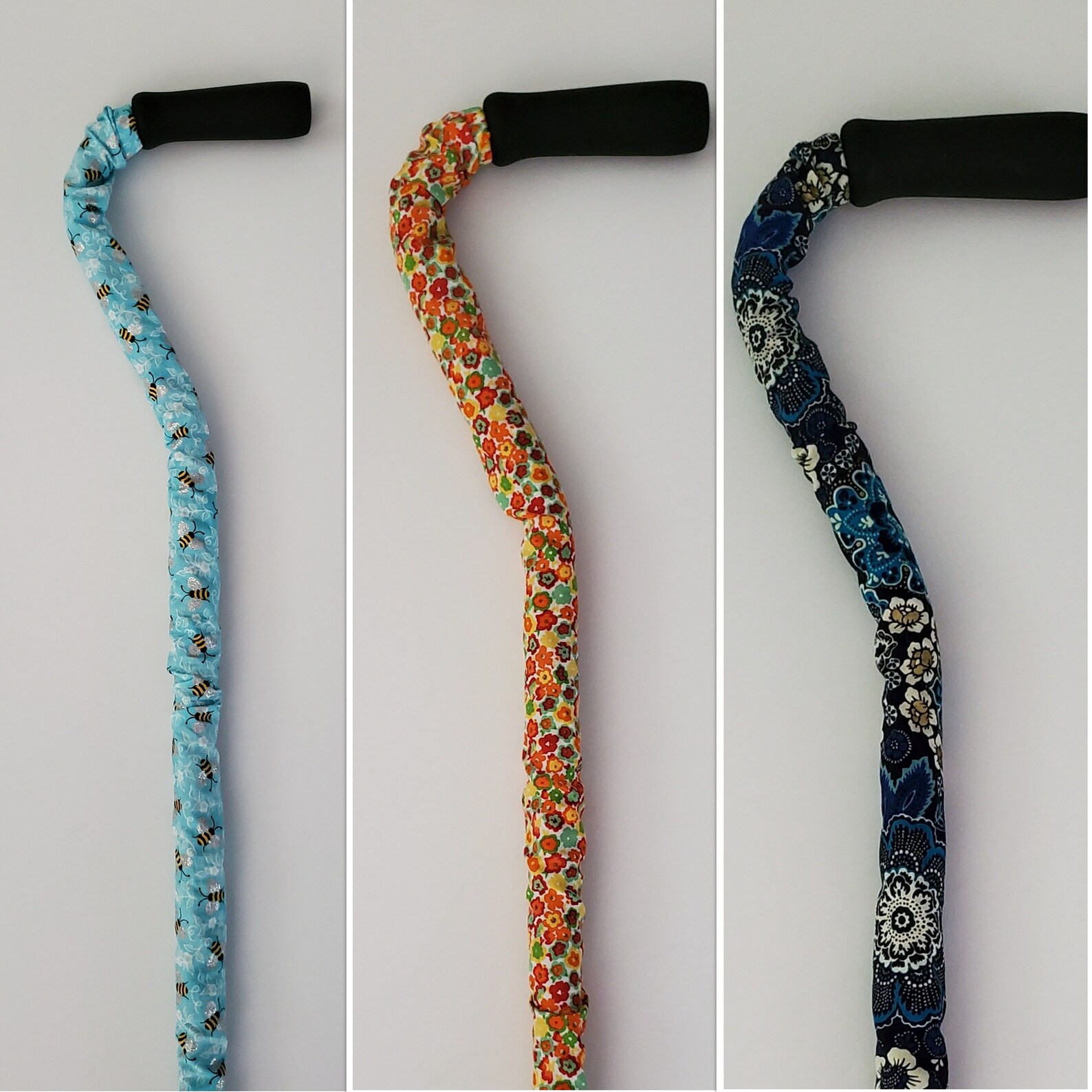 Set of 3 Novelty Cane Covers Etsy