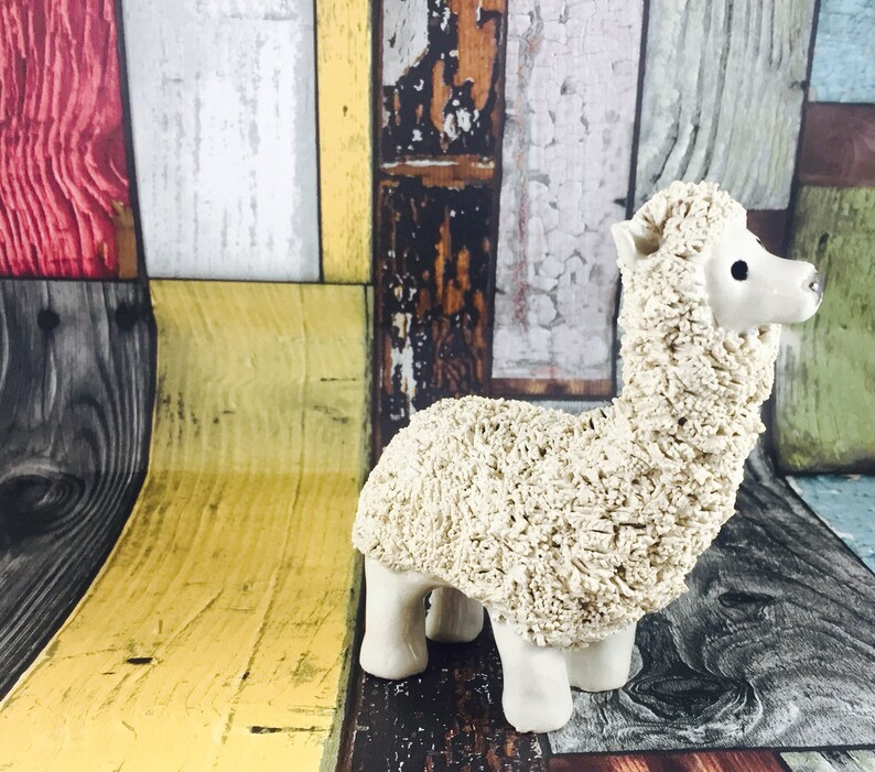 Ceramic Alpaca Llama
