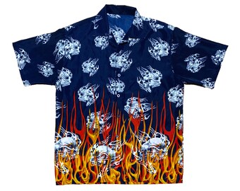 Riokk Az Horror Pastry Skull Chef Cotton Sleeveless Tank Tops Shirt Fit Mens