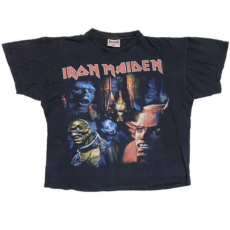 VINTAGE 1999 IRON MAIDEN Rare Ed Hunter Tour t-shirt