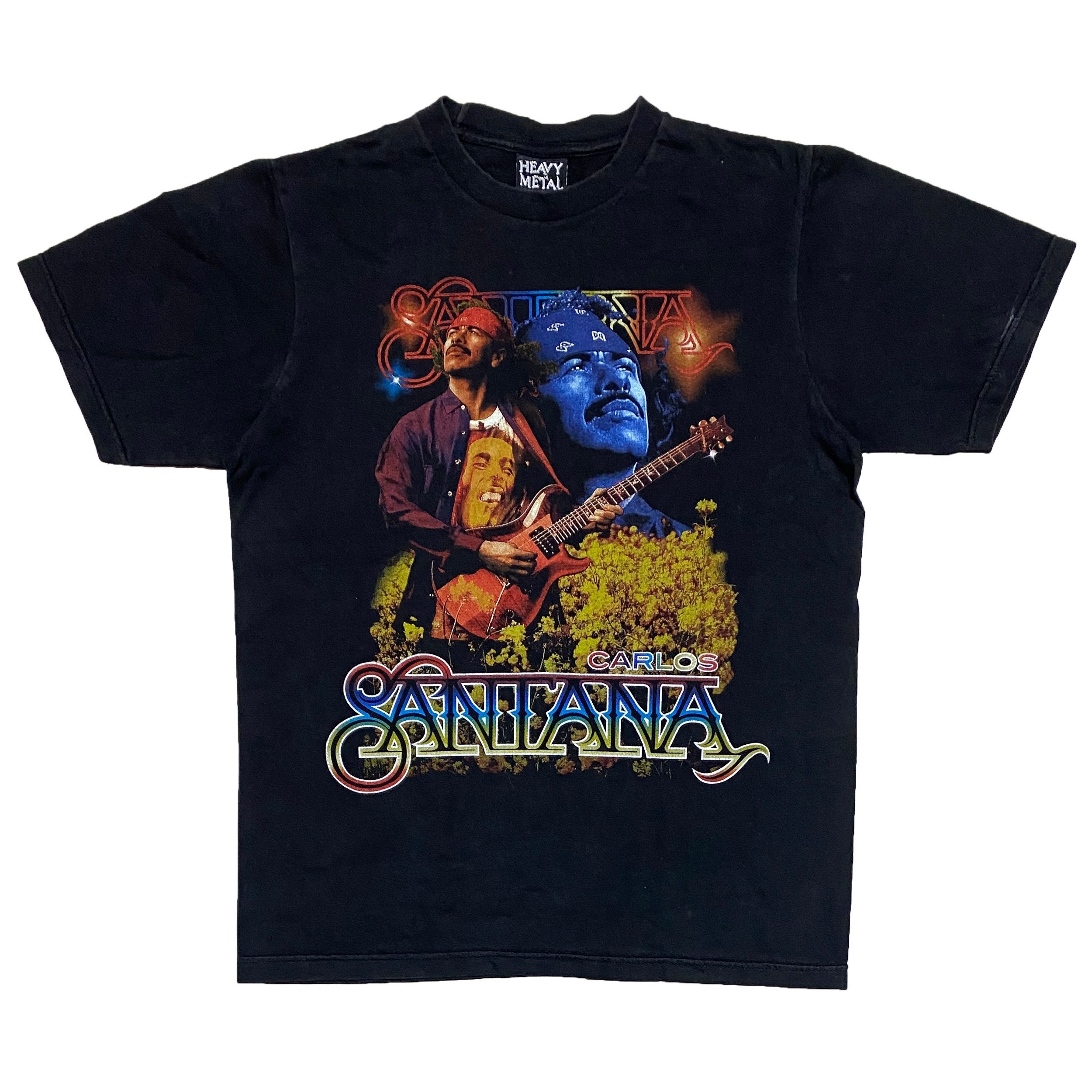 VINTAGE CARLOS SANTANA Rare 90s t-shirt | Etsy