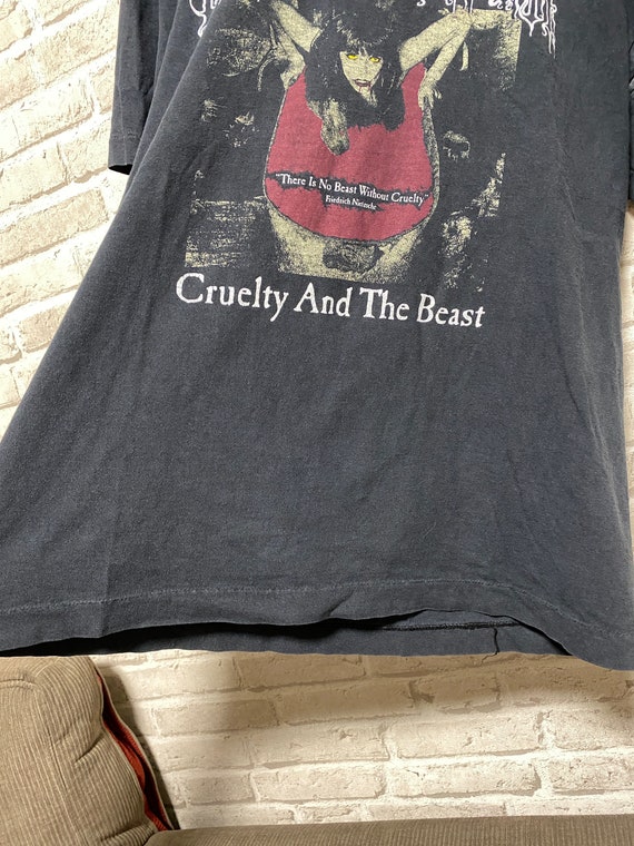 CRADLE OF FILTH 90s Rare Vintage band tshirt Gem