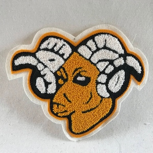 Ram 6.5&quot; Chenille Patch - Varsity Letterman Patch