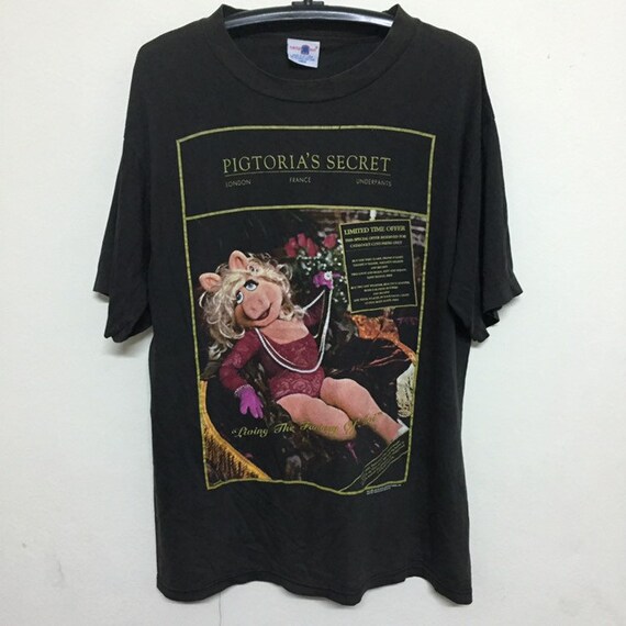 Vintage 90s Miss Piggy Pigtoria’s Secret Parody T-