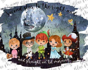 Peter Pan Adventure Art Digital Download