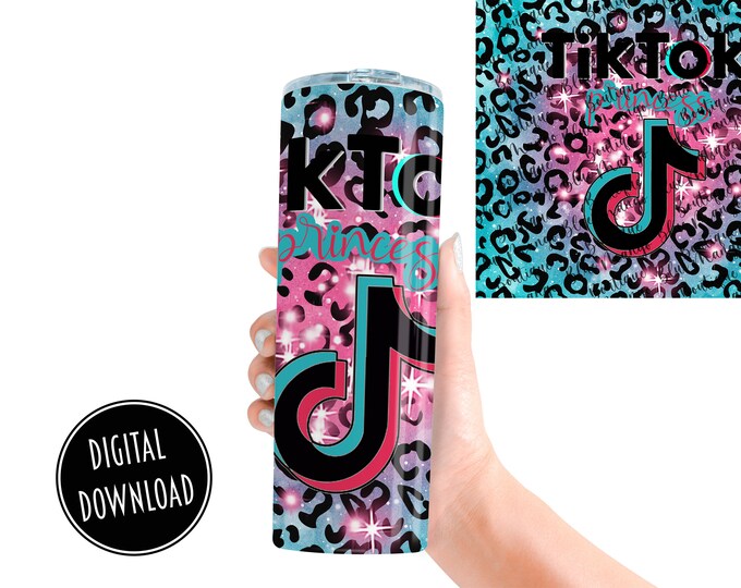 Tiktok 20oz Skinny Tumbler Wrap Tik Tok Tumbler Wrap 20z Etsy Israel