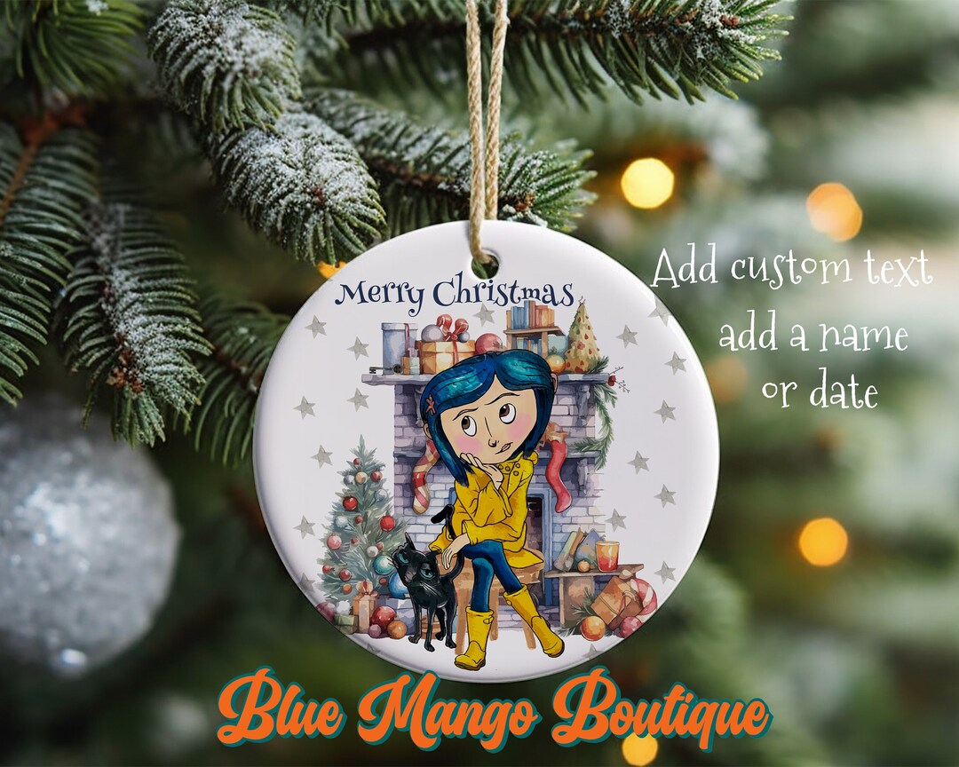 Coraline Christmas Ornament 