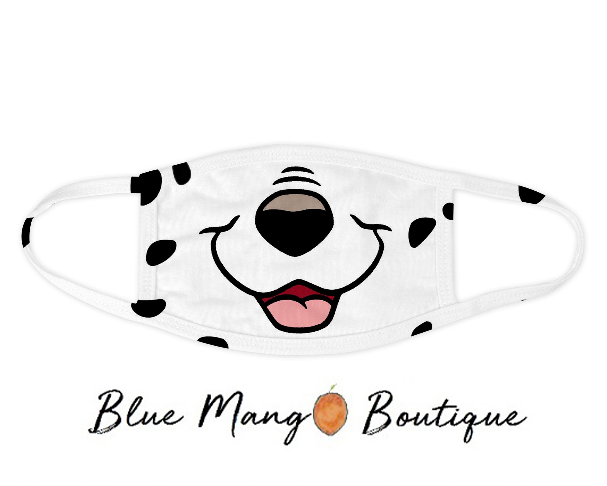 101 Dalmatians Face Mask Cute Dalmatian Mask 101 | Etsy