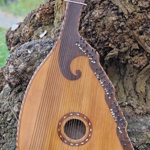 Bandura Ukrainian, Bandura Chernihiv, Ukraine Traditional Musical Instrument, Folk Musical Instrument, Antique Bandura, Bandura Lion