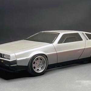 RC Body Car Drift 1:10 DeLorean DMC 12 De Lorean style New Unpainted Shell