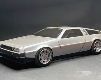 RC Body Car Drift 1:10 DeLorean DMC 12 De Lorean style New Unpainted Shell