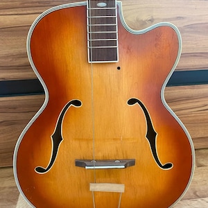 Musima Herrnsdorf Marma Migma Semi Acoustic Guitar GDR Germany 6 string Muzima Vintage and Rare