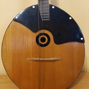 Domra Tenor (Bigger than Prima)  Folk Instrument 4 strings Ukrainian Ukraine Vintage