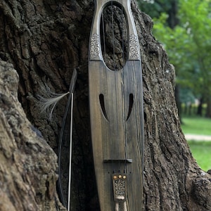 Handcrafted Tagelharpa Viking Scandinavian Traditional Lira Violin Talharpa 3 String Wood Jouhikko Talharpa Bowed Lyre
