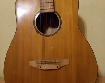 USSR Sovjet-akoestische gitaar 12-snarige Sovjet-tijdperk Vintage en zeldzaam