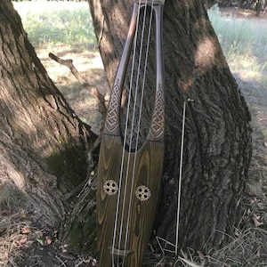 Tagelharpa Viking Scandinavian Traditional Lira Violin Talharpa Bowed 3 String Wood