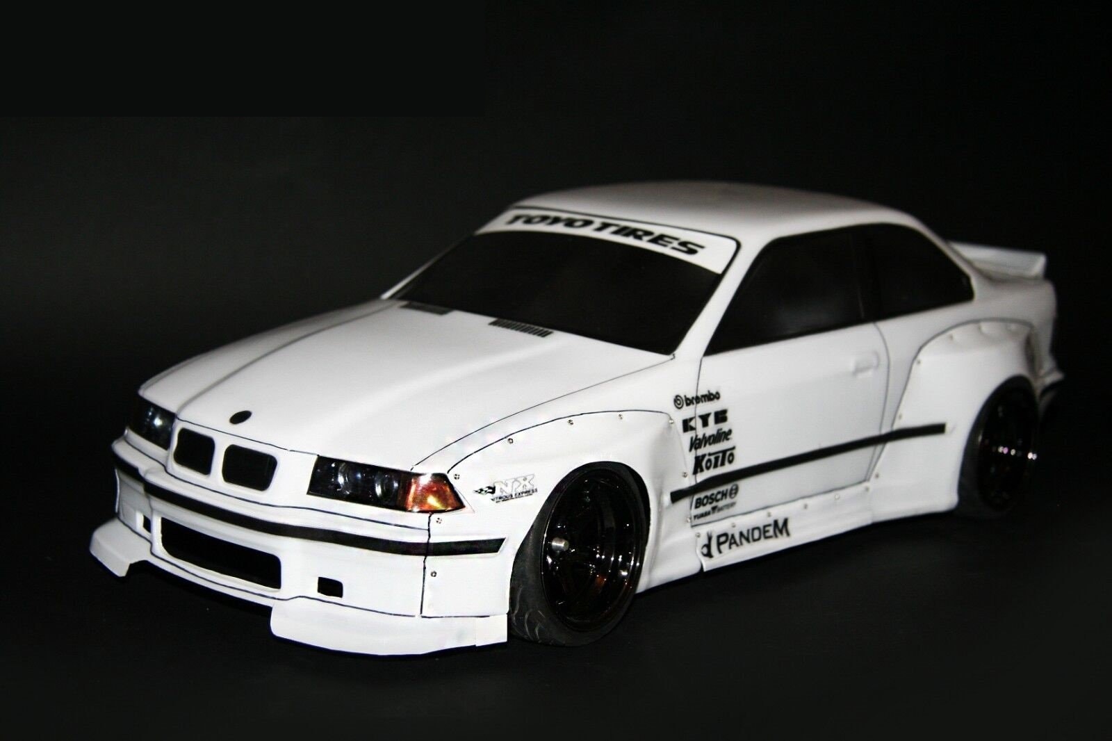 RC Body Car Drift 1 10 BMW 3 E 36 Coupe E36 Style New Unpainted Shell Etsy