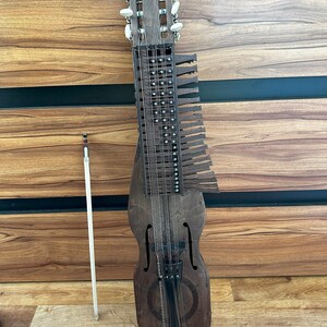 Nyckelharpa Sweden Violin w/ bow 16 string + Hurdy-Gurdy Model New - 24 Keys - 6 string