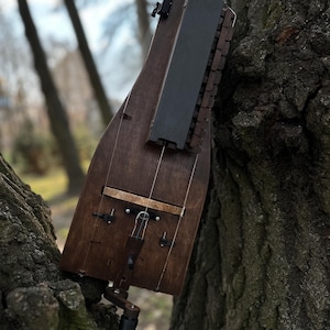 Hurdy-gurdy New model - 19 keys - 3-string - Lyre, Instrument lyre, hurdy gurdy, musical instrument, handmade hurdy-gurdy, hurdy-gurdy gift