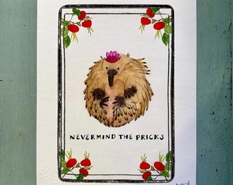 Nevermind The Pricks - LIMITED EDITION signed print by Zeppelinmoon
