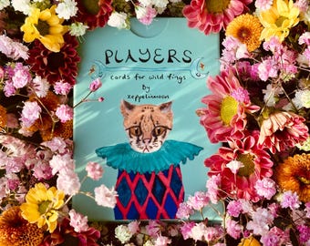 PLAYERS! Playing Cards for wild fings by Zeppelinmoon, 54-Card Set with Pouch