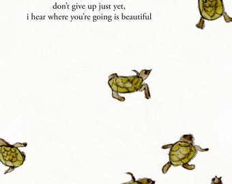Don't Give Up -  signed print by Zeppelinmoon