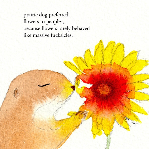 Prairie Dog Card - Etsy