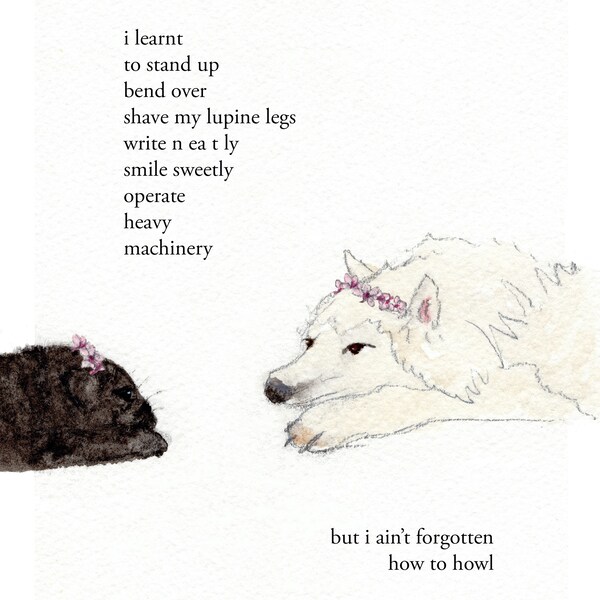 Aullido - impreso firmado - zeppelinmoon