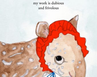 Dubious and Frivolous - signed print by Zeppelinmoon