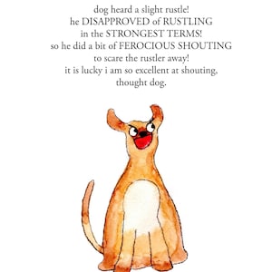 Shouting Dog -  signed print by Zeppelinmoon