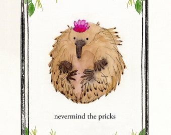 Nevermind The Pricks - signed print by Zeppelinmoon