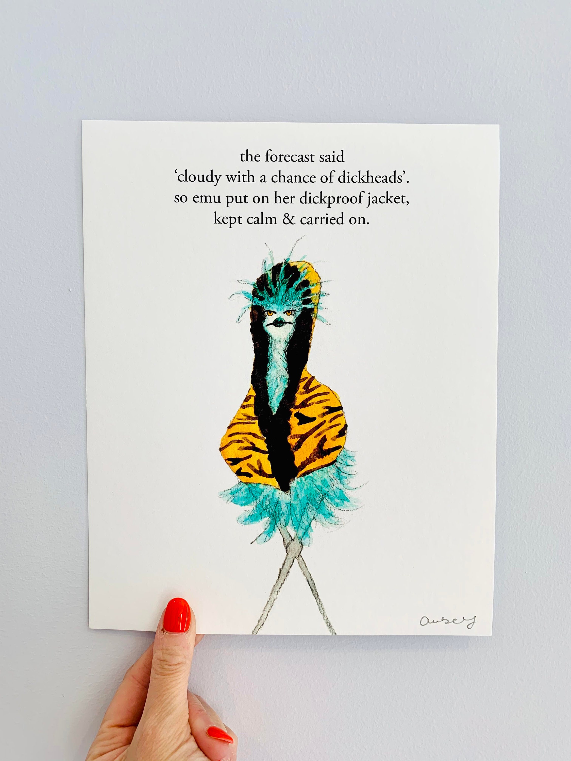 Dickproof - Signed Print by Zeppelinmoon - Etsy