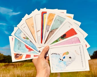 My Wishes For You ~ Original Art Postcards by Zeppelinmoon - limited edition pack of 14
