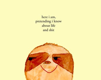 Here I Am - signed print by Zeppelinmoon