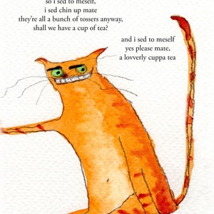 Lovverly Cuppa Tea  - signed print by Zeppelinmoon
