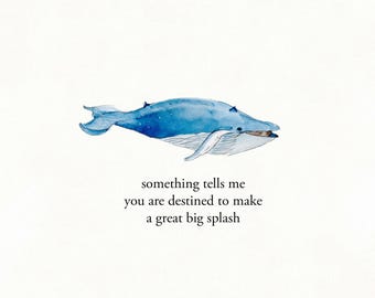 A Great Big Splash -  signed print by Zeppelinmoon