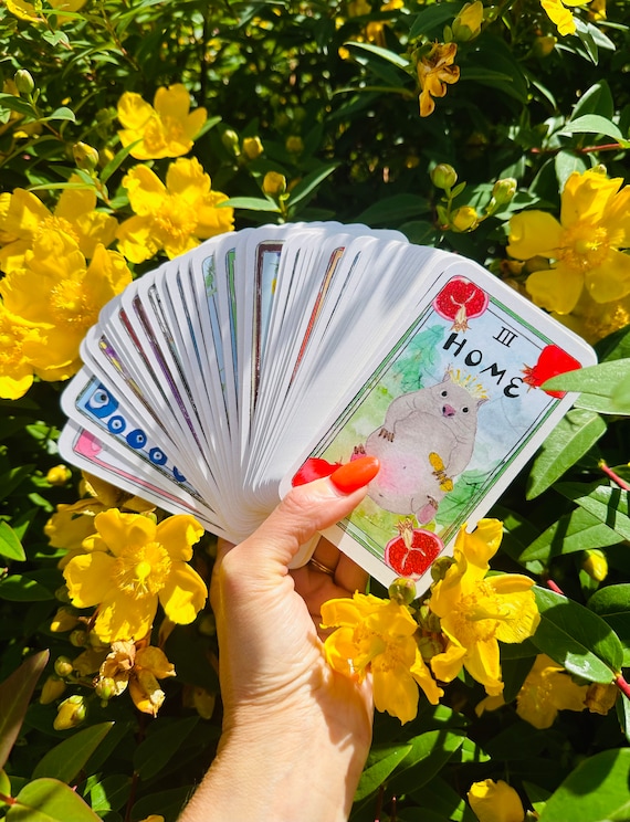 Wild Press Wildflower Hare Playing Cards Wild Press Wildflower Hare Playing Cards