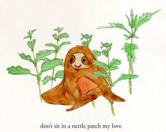 Nettle Patch - signed print by Zeppelinmoon