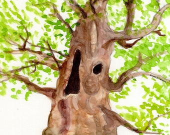 Old Tree - signed print by Zeppelinmoon
