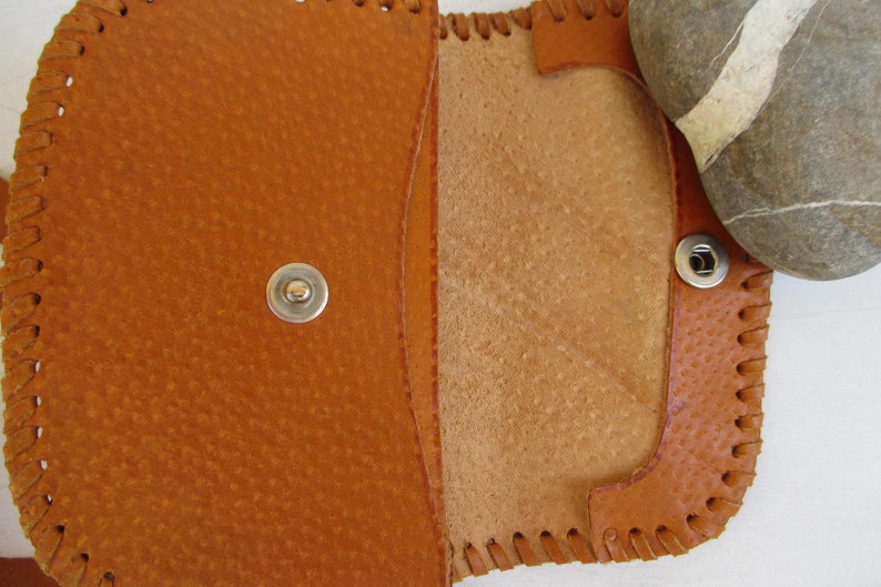 Retro leather bagsmall retro genuine polish leather bagboho leather bagcrossbody baghandcarved leather bag from 1970sleather purse 647