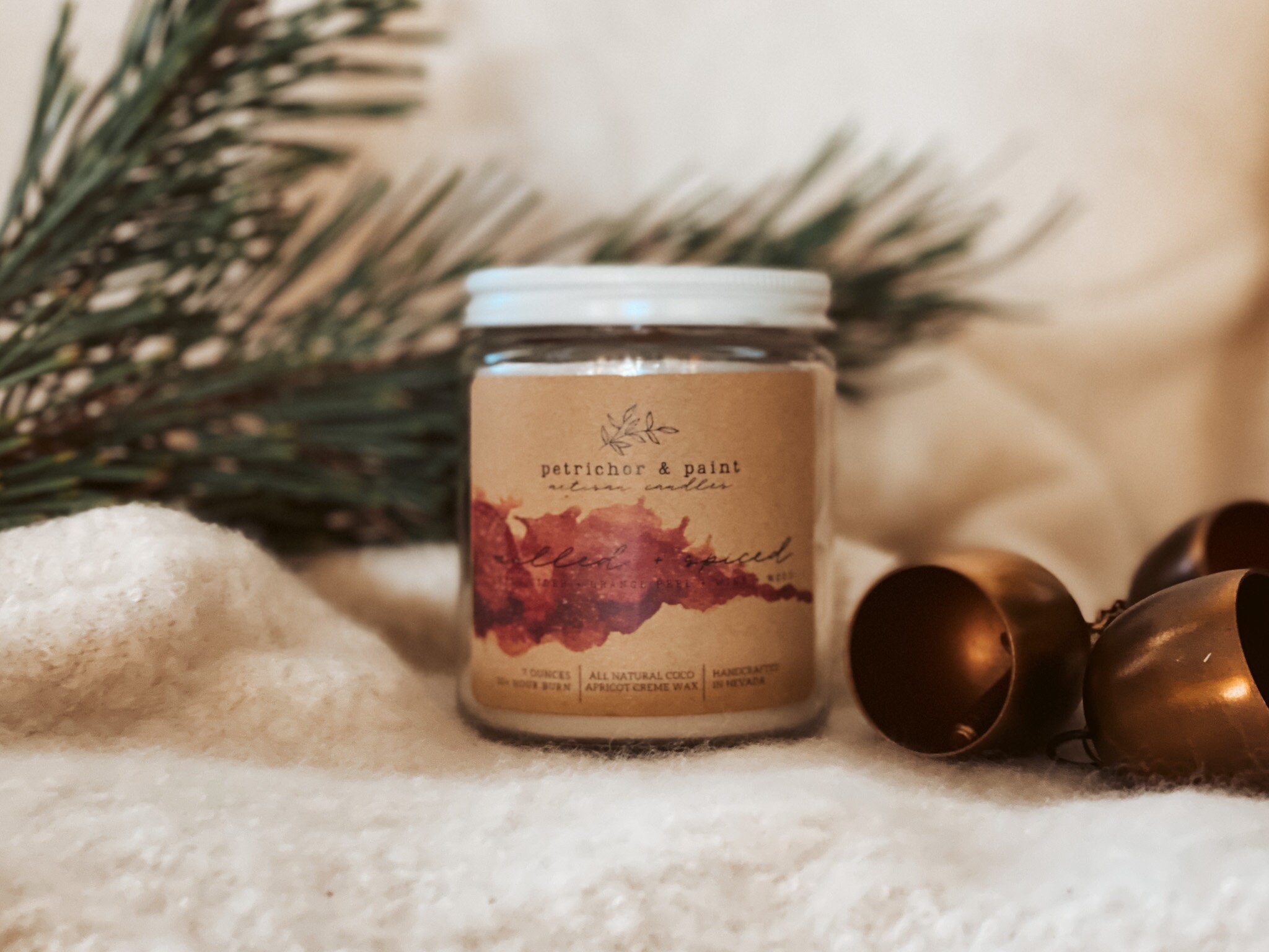 Mulled & Spiced Candle Winter Candle Collection Wooden Etsy UK