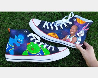 Painted Neon Shoes | Etsy