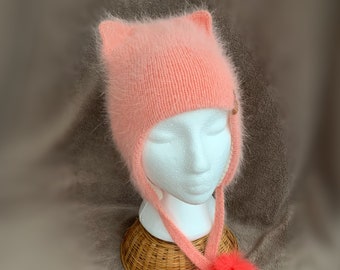 Patrón PDF gorro MUR MUR. Patron para tejer gorro anatomico con orejas